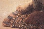 Detail of Feremiab lamenting the Destrution of Ferusalem (mk33) Rembrandt